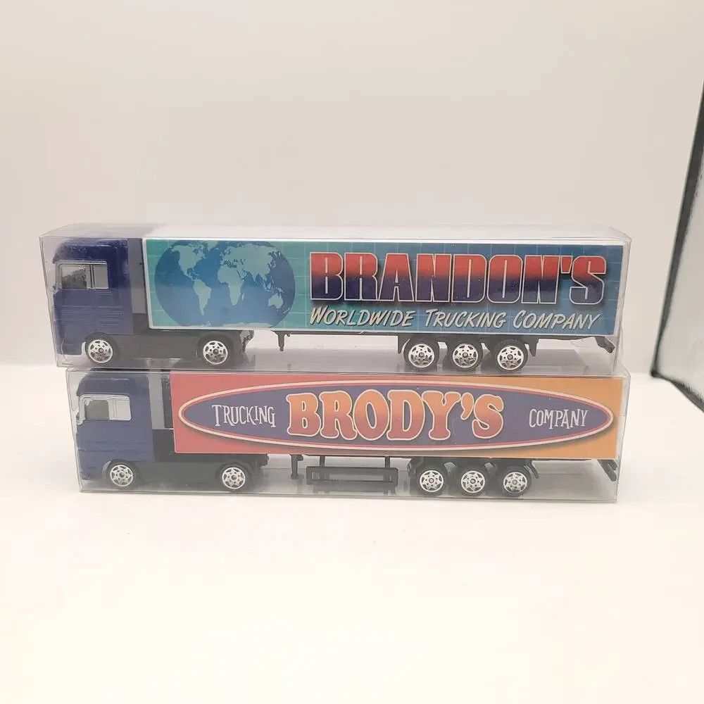 Swibco Trucking Company Toy Semi Truck Set of 10 New in package Gray Blue